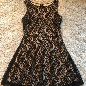 Max Studio Black Lace Cocktail Dress